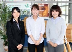 同い年で仲の良い3人娘 目標は大きく 女性役員 Vision Okayama