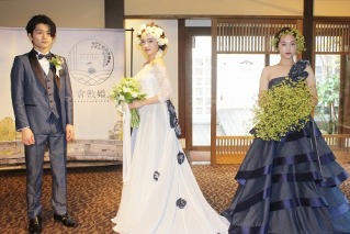 デニム地のドレス開発 ジャパンブルーと協業 Vision Okayama
